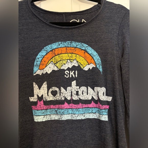 Chaser Montana Long Sleeve Tee in Avalon - Picture 5 of 10